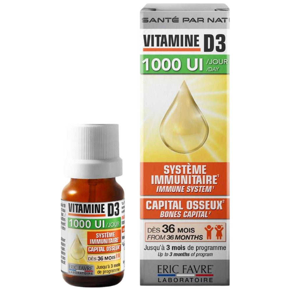Vitamin D3 flüssig | 200 IE pro Tropfen – 20 ml