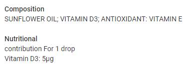 Vitamin D3 flüssig | 200 IE pro Tropfen – 20 ml