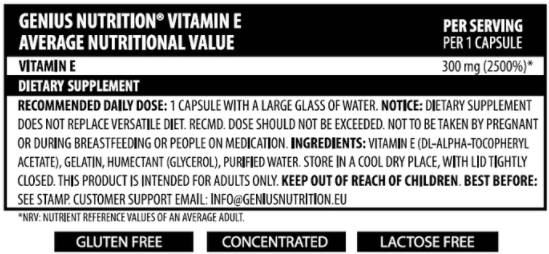Vitamin E – 60 Kapseln