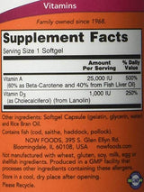 Vitamin A 25000 IU - 250 Gelkapseln