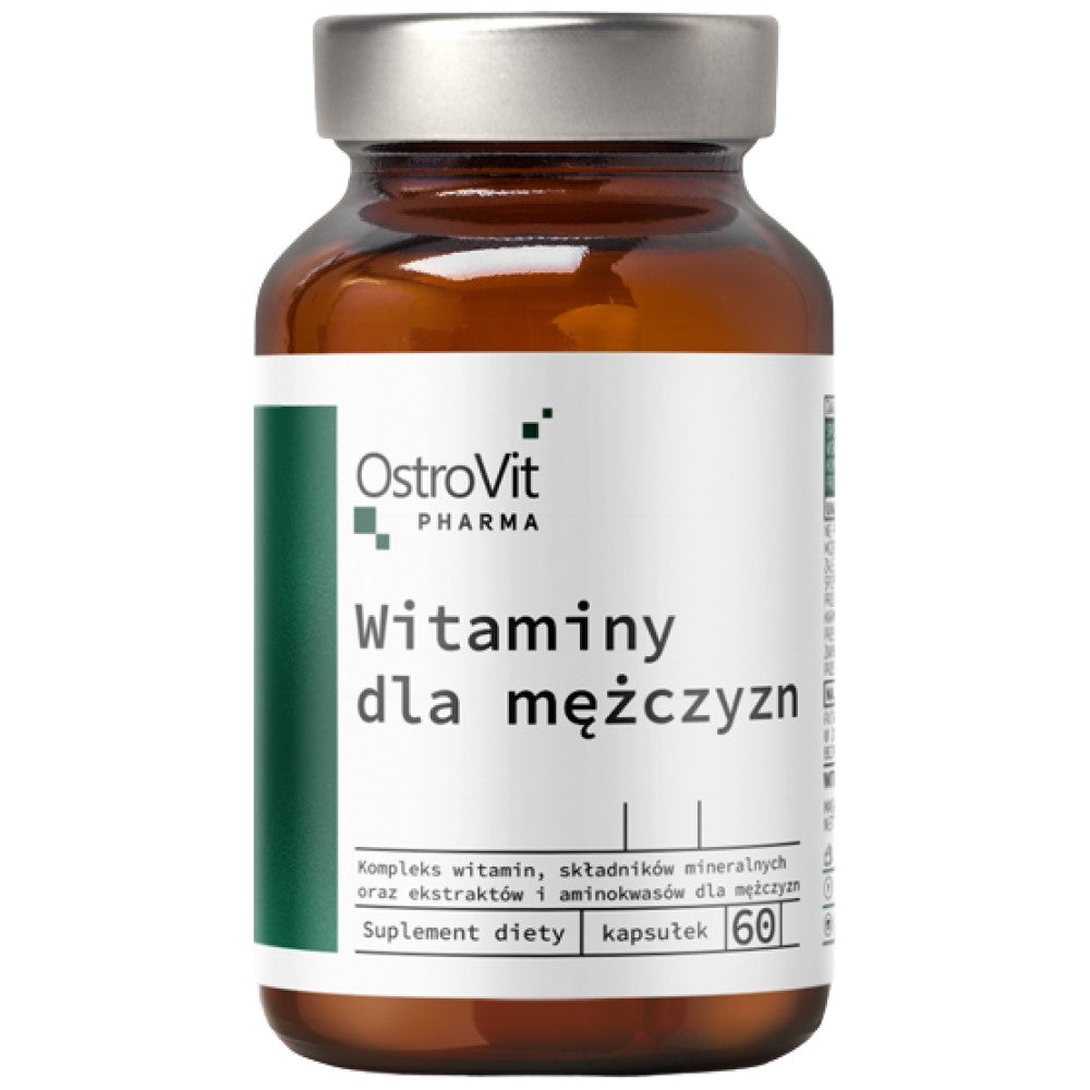 Vitamine für Männer | mit Ashwagandha, Tribulus und Saw Palmetto 60 Kapseln