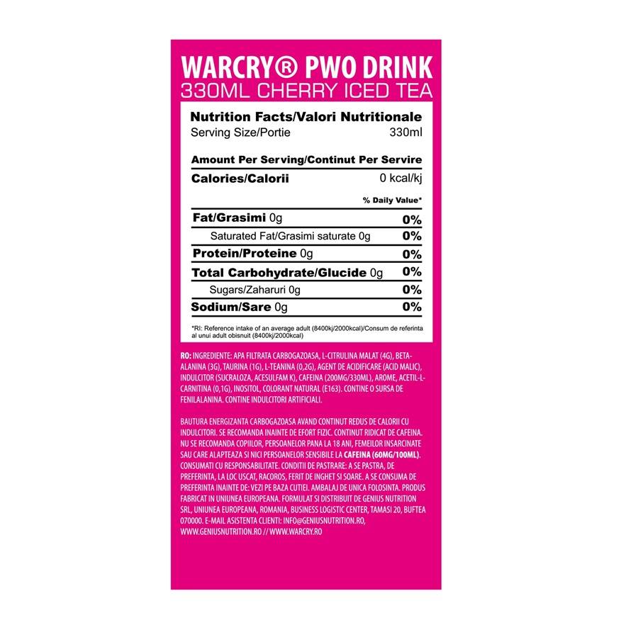 WarCry Pre-Workout | Trinkfertig – 330 ml