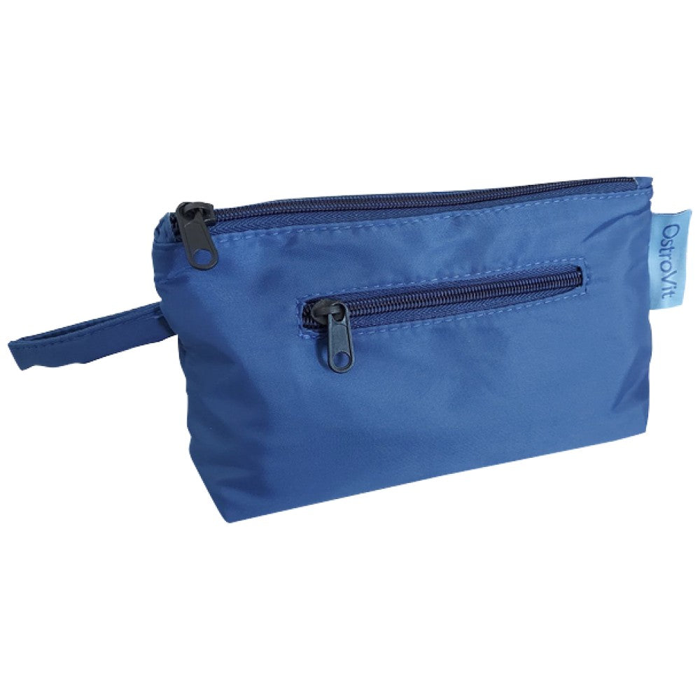 Wasserdichte Schminktasche | Wasserdichter Kulturbeutel – Blau 25 x 12 cm