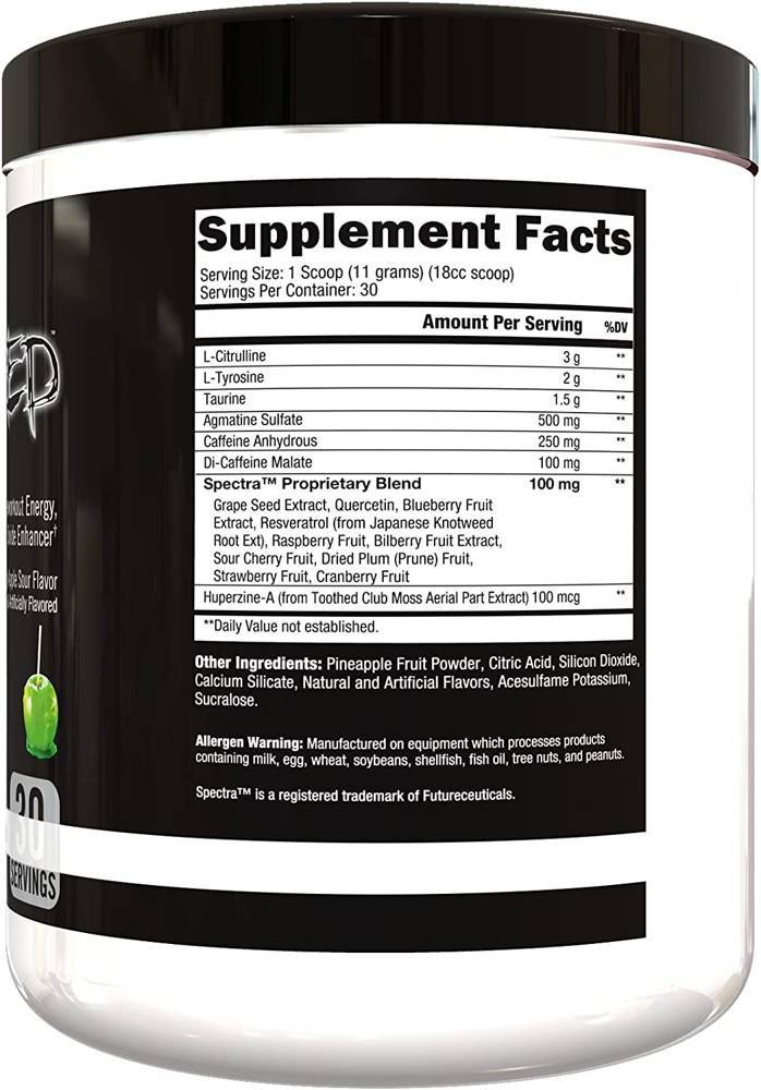 White Warped/Pre-Workout – 330 Gramm
