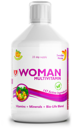 Frauen-Multivitamine für Frauen mit Kollagen 1497 mg – 147 Wirkstoffe /500 ml/