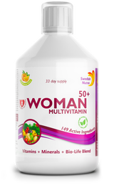 Frauen 50+ Multivitamine für Frauen mit Kollagen 1497 mg – 149 Wirkstoffe /500 ml/