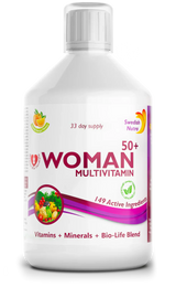 Frauen 50+ Multivitamine für Frauen mit Kollagen 1497 mg – 149 Wirkstoffe /500 ml/