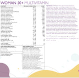 Frauen 50+ Multivitamine für Frauen mit Kollagen 1497 mg – 149 Wirkstoffe /500 ml/
