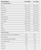 Multivitamin für Frauen | mit Fischkollagenpeptiden, Hyaluronsäure, CoQ10, L-Carnitin, CLA und grünem Tee – 90 Kapseln