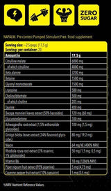 Xtreme Napalm Pre-Contest/Pumped – Stimulanzienfrei – 17,5 Gramm