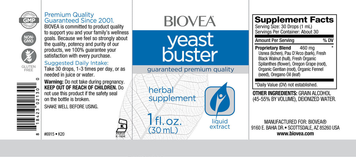 Yeast Buster Liquid Drops/30 ml