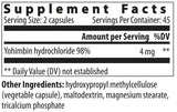 Yohimbe HCL 2 mg 90 Kapseln