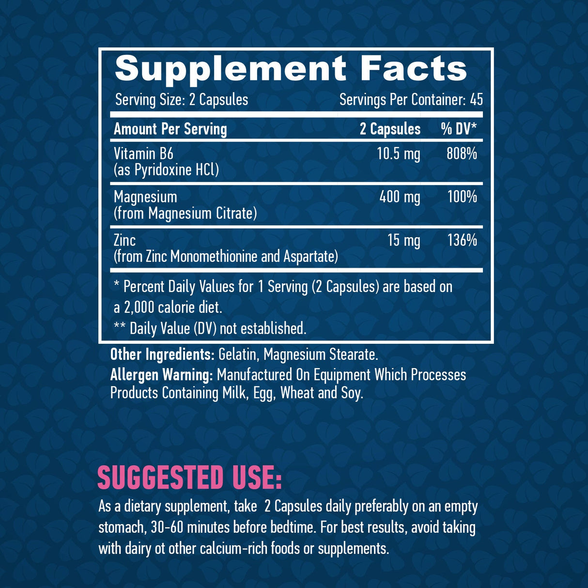 ZMA/90 Kapseln.