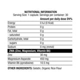 ZMA | Zink, Magnesium und B6 – 30 Kapseln