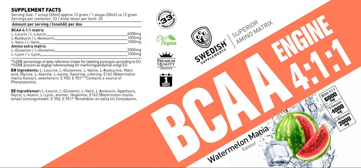 BCAA -Motor 4: 1: 1 - 400 Gramm