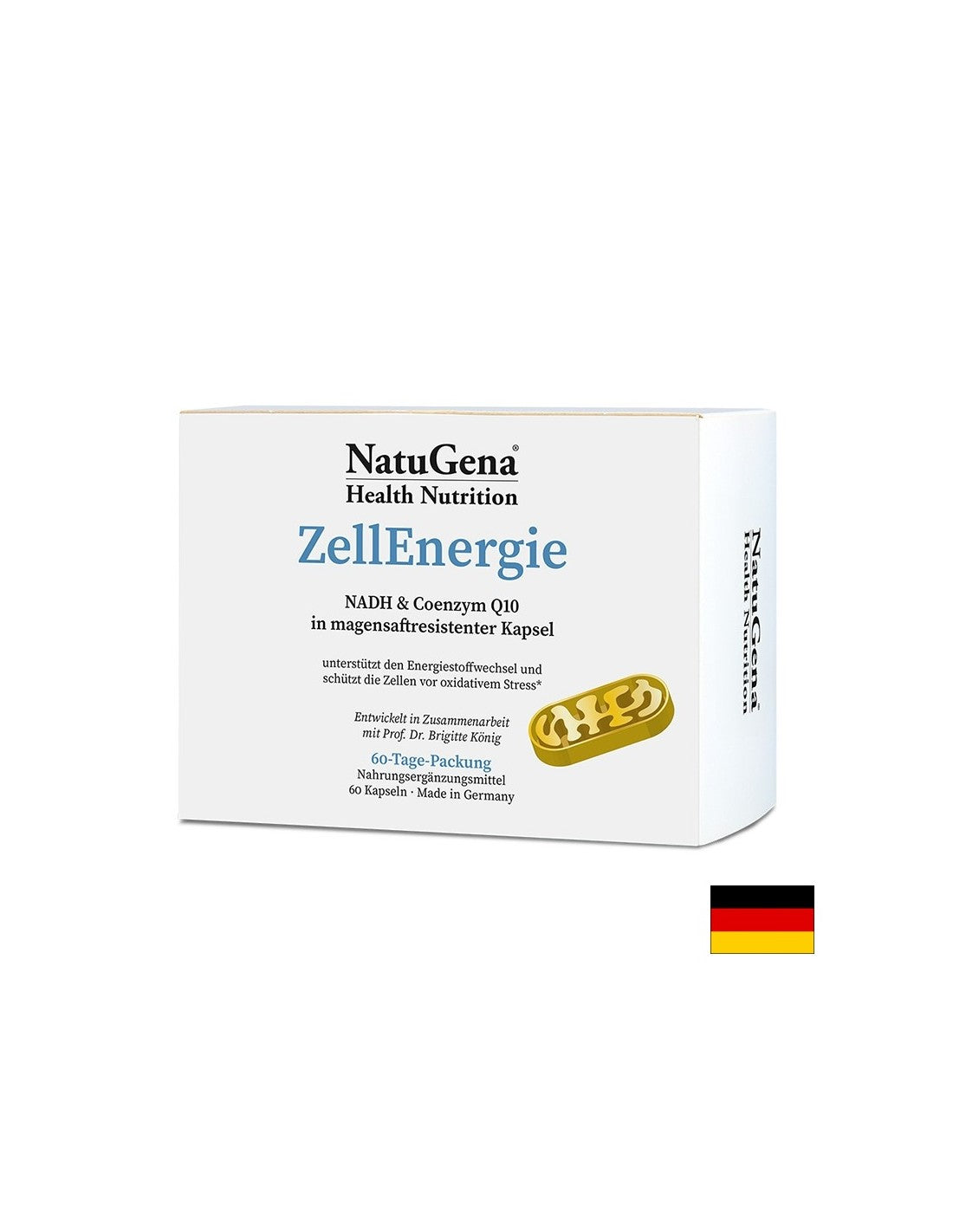 ZellEnergie – Zellenergie mit NADH und Coenzym Q10, 60 Kapseln für 2 Monate Einnahme