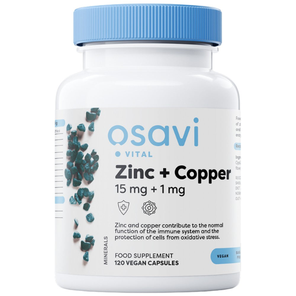 Zink + Kupfer | L-OptiZinc® - 120 Kapseln