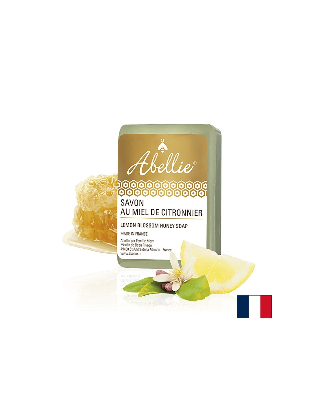 Zitronenblüte Honigseife - Abellie Savon au Miel de Citronnier, 100 g