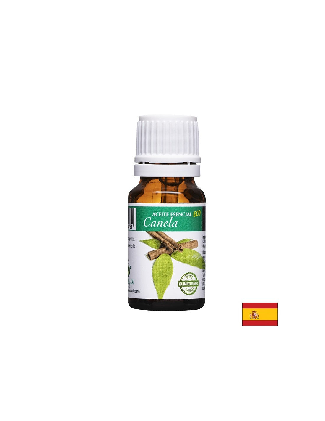 Bio -Zimtöl ätherisch Öl - Blutzuckerkontrolle - Acesen Escial Eco Canela, 10 ml