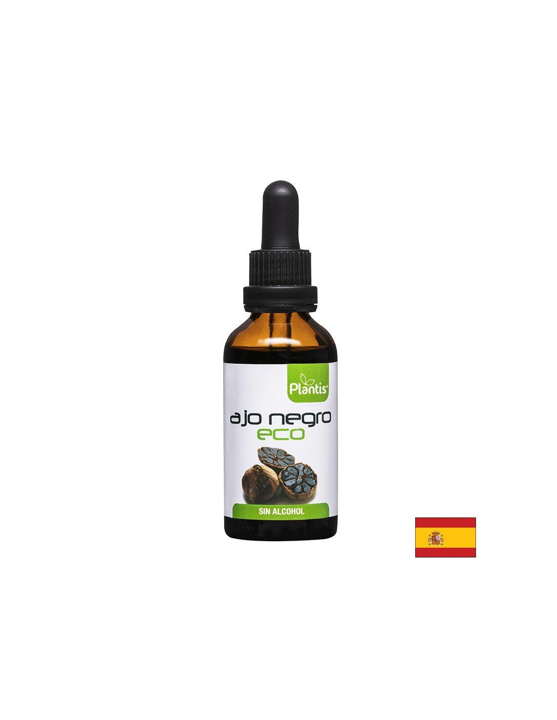 Schwarzer Knoblauch organischer - Herzgesundheit und Immunität - Ajo Negro Eco Plantis®, Tinktur ohne Alkohol, 50 ml