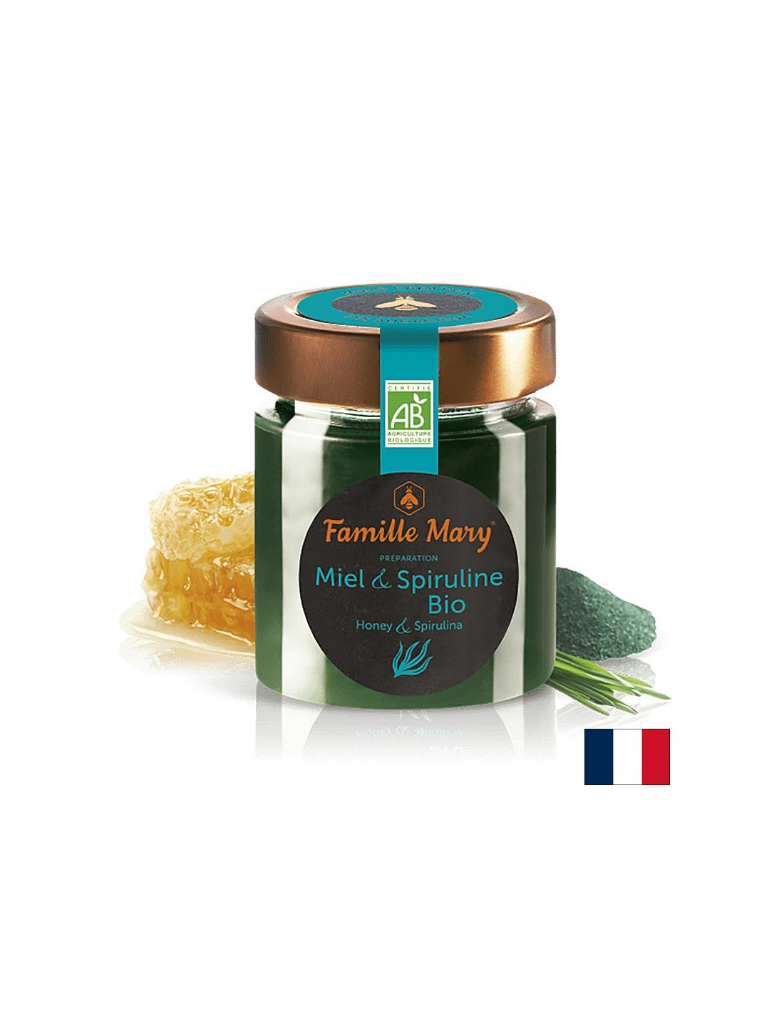 Acacia Honig + Spirulina, Bio, 170 g