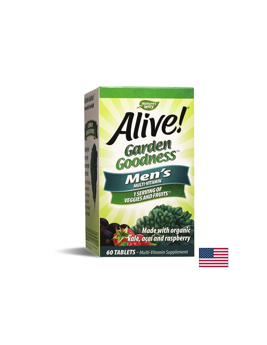 <tc>Alive</tc>! Garden Goodness Men's Multi - 60 Tabletten