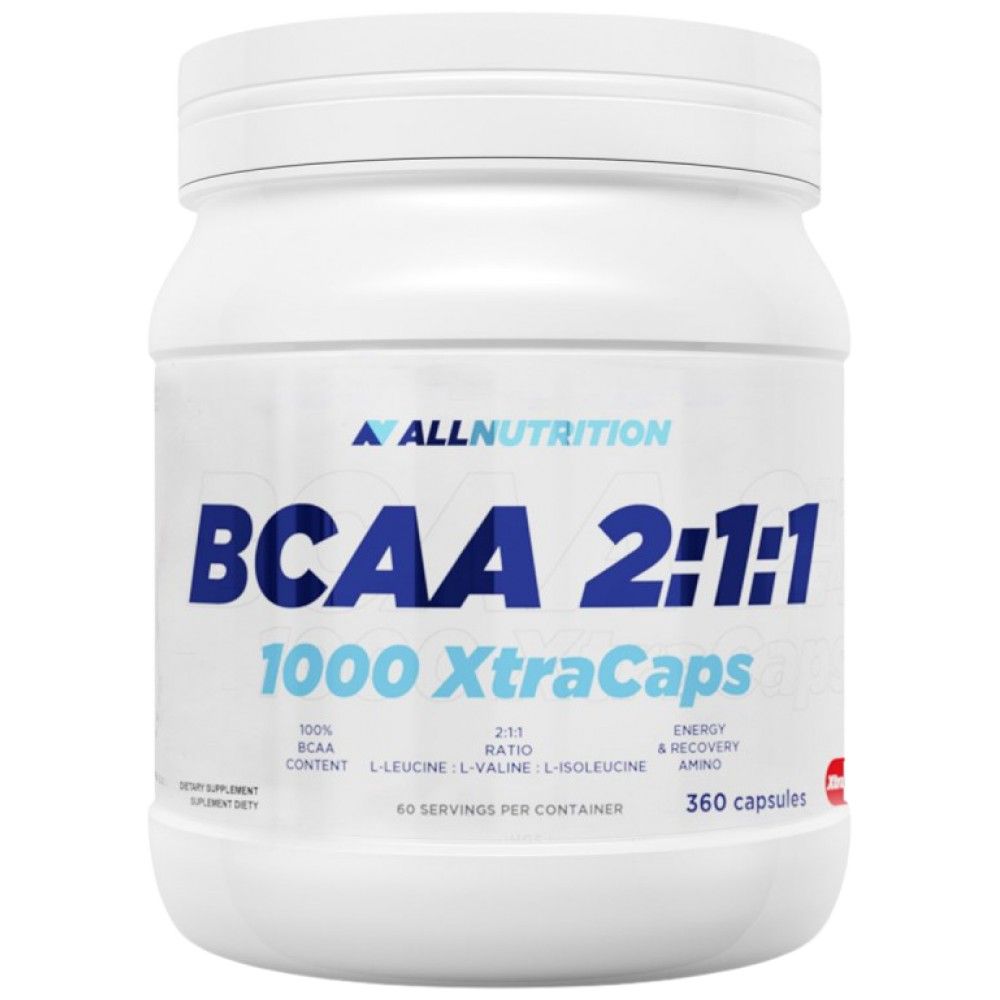 BCAA 2: 1: 1 1000 XTracaps - 360 Kapseln