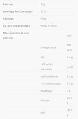 Molkeprotein - 908 Gramm