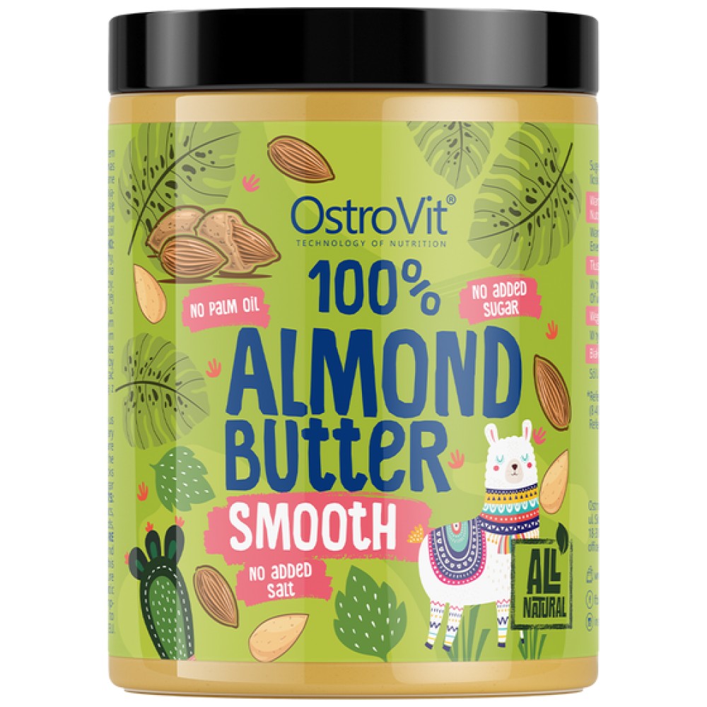 100% Mandelbutter glatt 1000 Gramm
