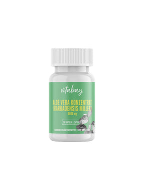 Aloe Vera concentrate 200:1 - immunity and good digestion, 90 capsules - Nutra Best Europe