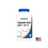 Antimikrobielle und antimykotische Eigenschaften - Caprylsäure, 600 mg x 120 Weichgelkapseln