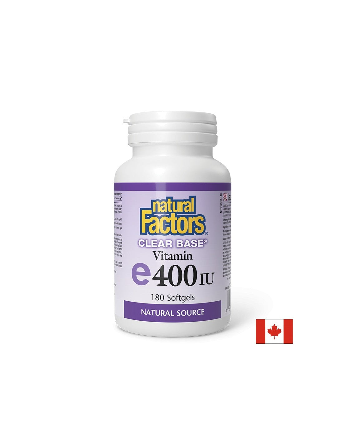 Klare Basis -Vitamin E 400 IU - 180 Gelkapseln
