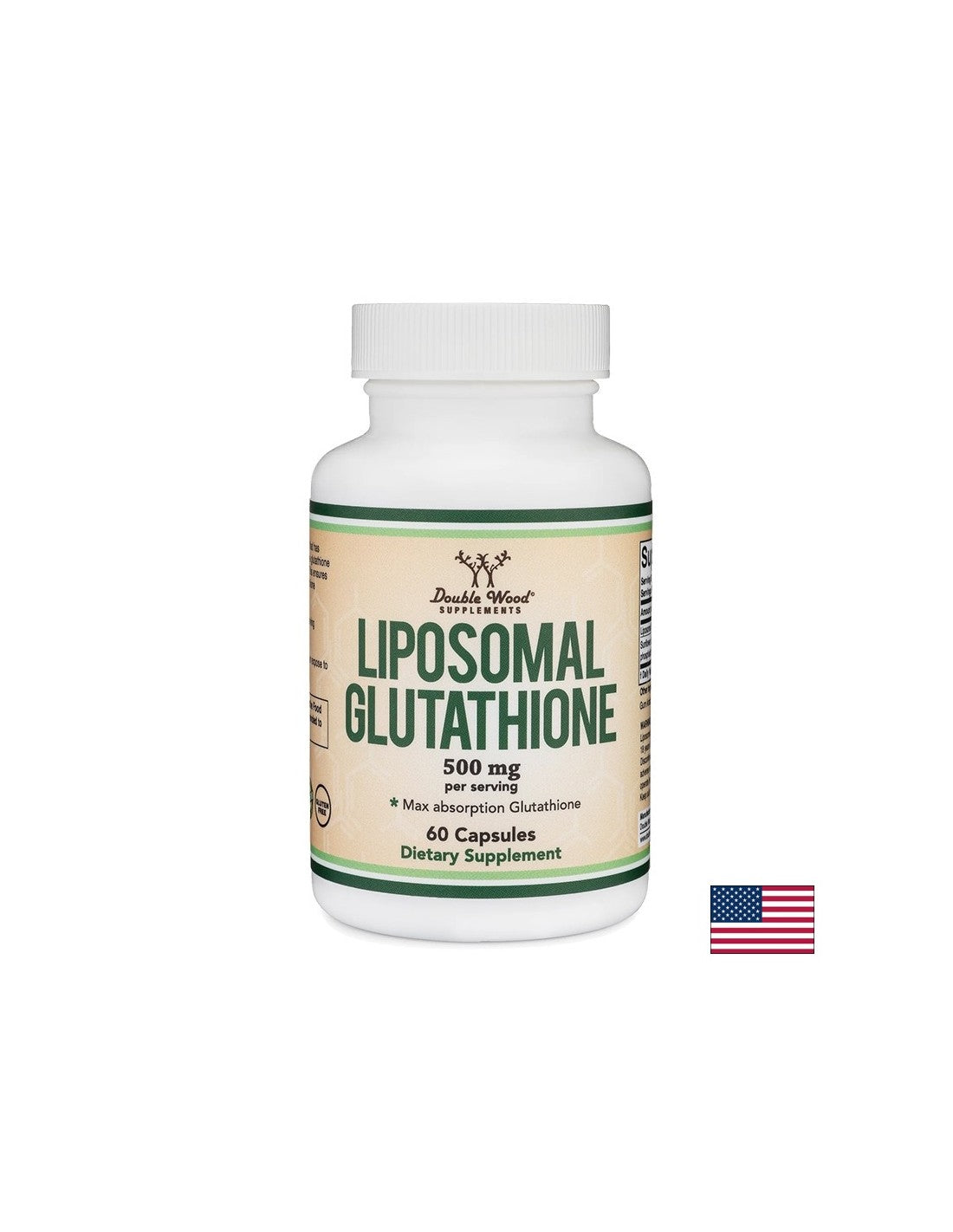 Antioxidans, Leberschutz - Liposomales Glutathion, 250 mg x 60 Kapseln <tc>Double Wood</tc>
