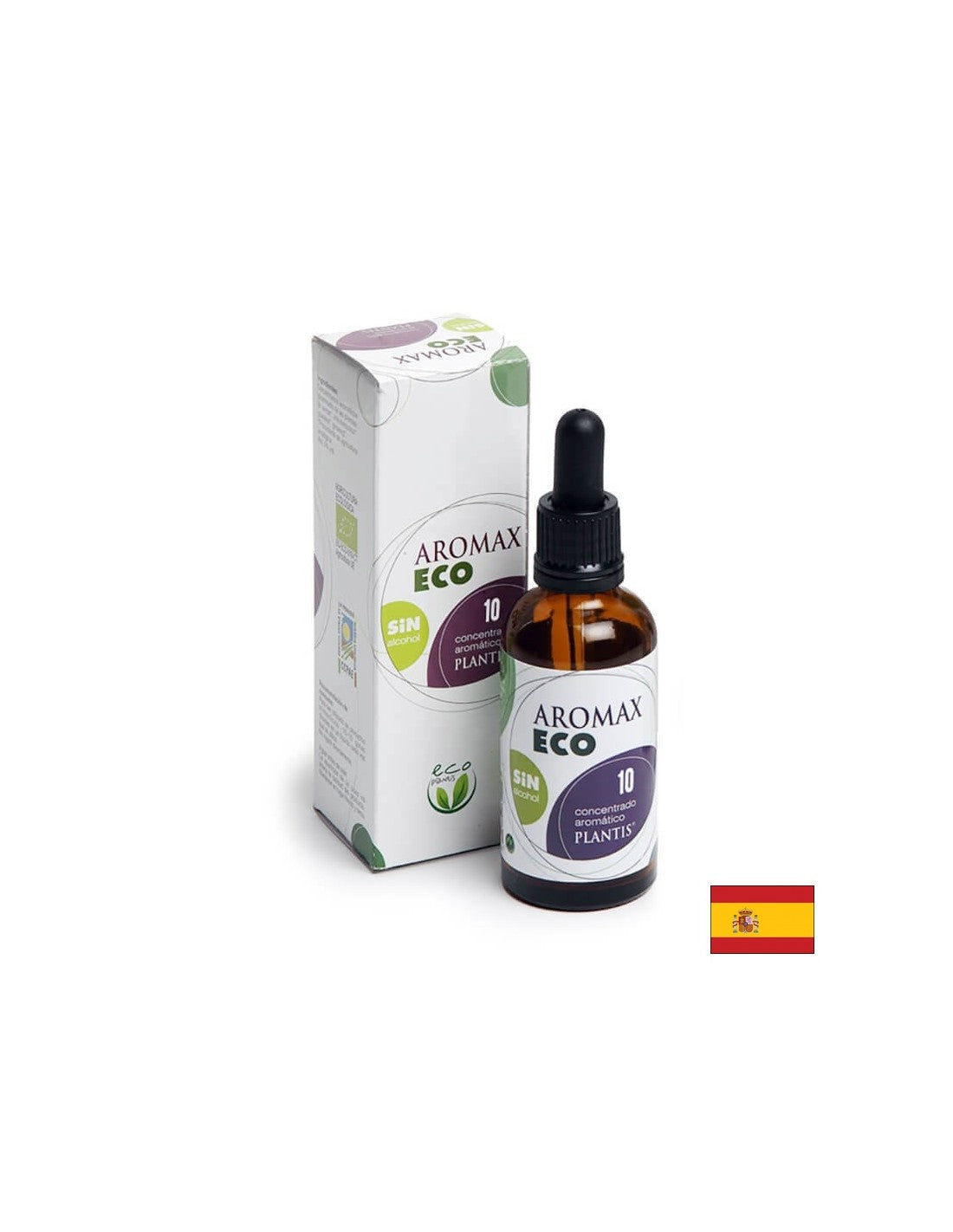 Kräutertinktur für Gewichtsverlust - Aromax Eco 10 Plantis®, ohne Alkohol, 50 ml