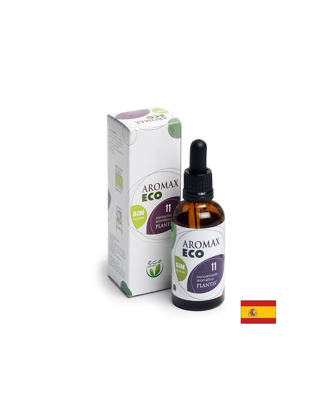 Kräutertinktur für das Nervensystem - Aromax Eco 11 Plantis®, ohne Alkohol, 50 ml