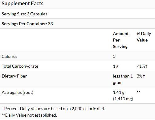 Astragalus 470 mg - 100 Kapseln
