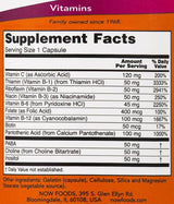 Vitamin B-50 [100 Kapseln, 100 Dosen]