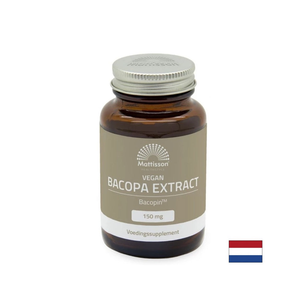 Bacopa Monnieri + Zink, Vitamin B12 und Black Pepper Bacopin ™ - Konzentration, Gedächtnis und geistige Klarheit, 60 Kapseln