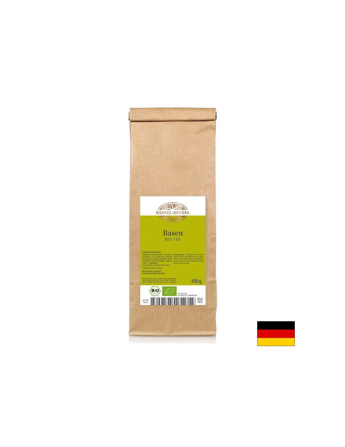 Basen Bio-Tee - BIO Kräutermischung für den Basen-Säure-Haushalt, 100 g <tc>Bärbel Drexel</tc>