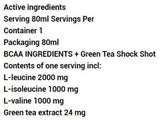 BCAA Schock + grüner Tee - 80 ml