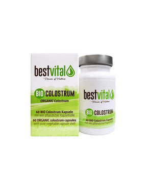 Strong immunity and vitality - Organic colostrum, 60 capsules - Nutra Best Europe