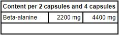 Beta-Alanin-Magnum 120-Kapseln