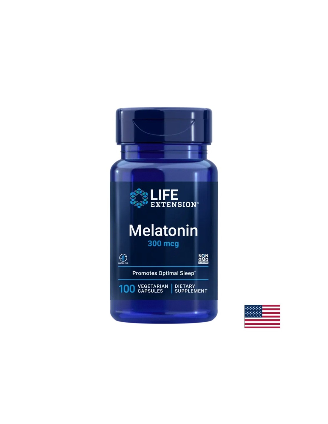 Schlaflosigkeit - Melatonin, 300 µg x 100 Kapseln
