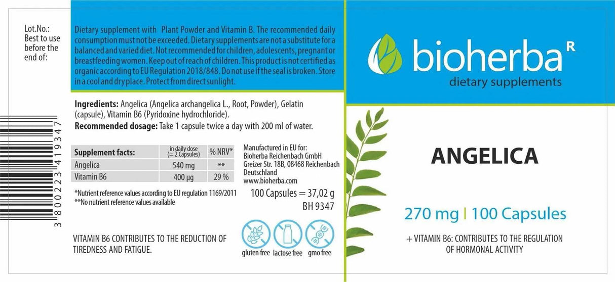 Angelica 270 mg - 100 Kapseln