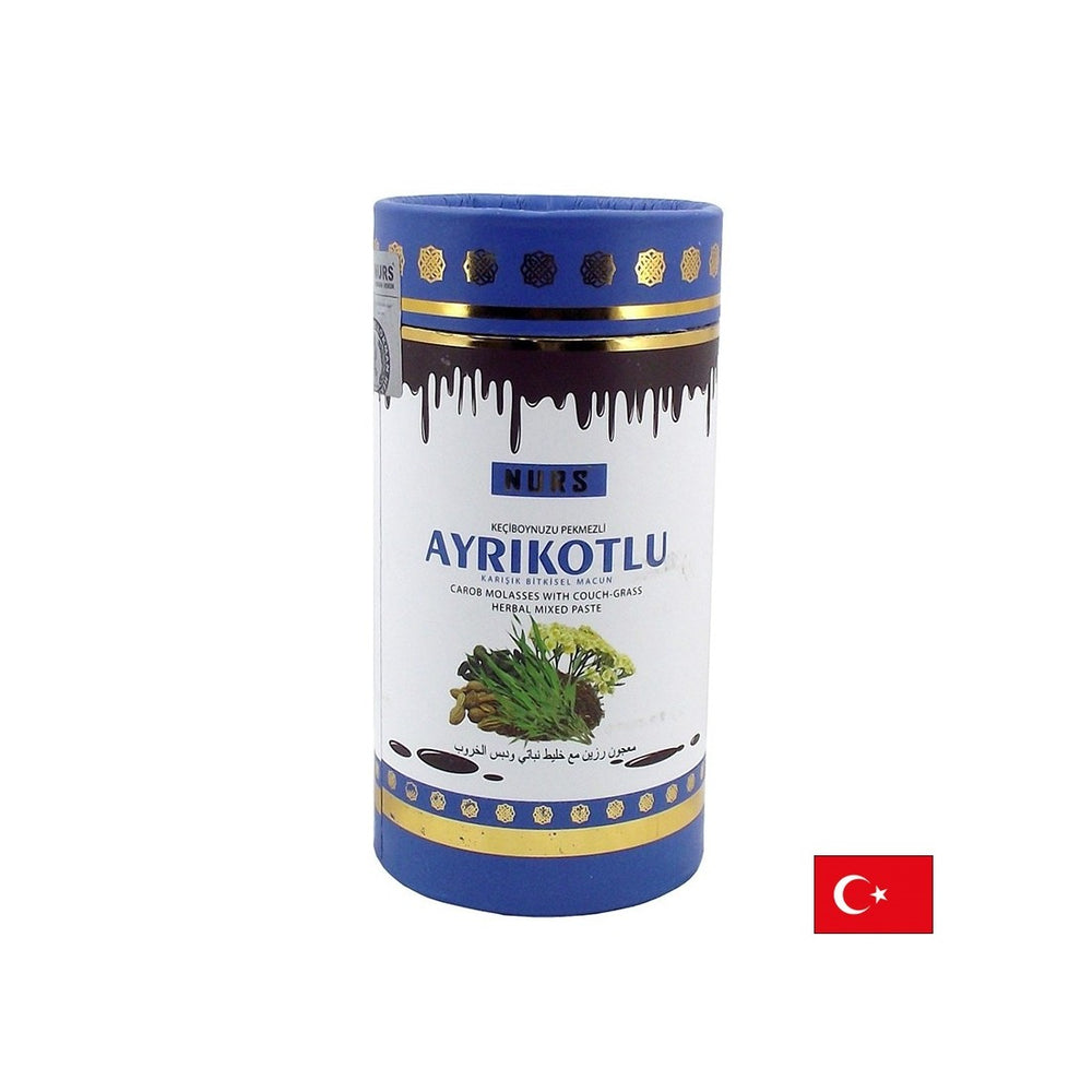 Kräuterpaste mit Carob -Melasse und Püree - Entgiftung, Niere und Lebergesundheit, 400 g