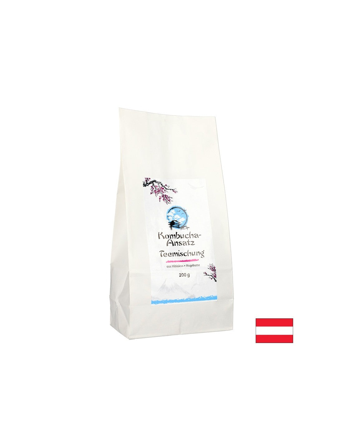 Kräutermischung für Kombucha (Hibiscus und Hagebuch), 200 g
