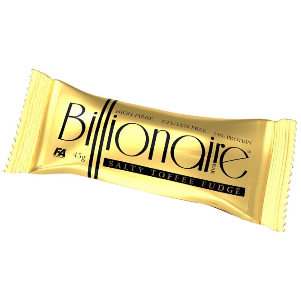 Milliardär Bar | Hohe Faser ~ glutenfrei ~ Proteinbalken - 45 Gramm