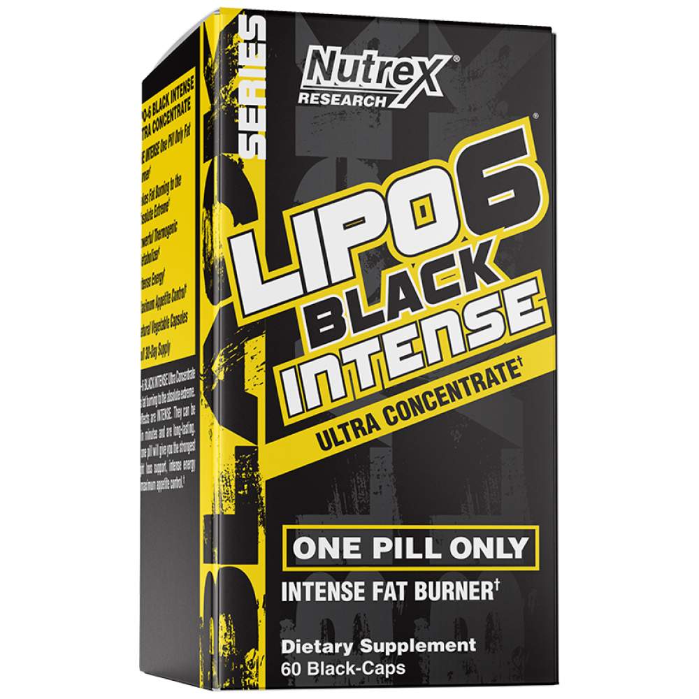 Lipo 6 schwarz / intensiv / Ultra -Konzentrat - 60 Kapseln