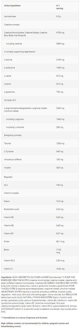 Nitrobolon Energizer | Komplette Vorbereitungsformel - 600 Gramm