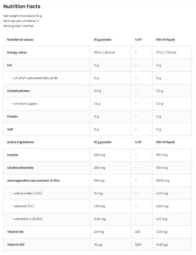 Aqua Kick / Advanced Hydratation - Gehirnfokus - 300 Gramm